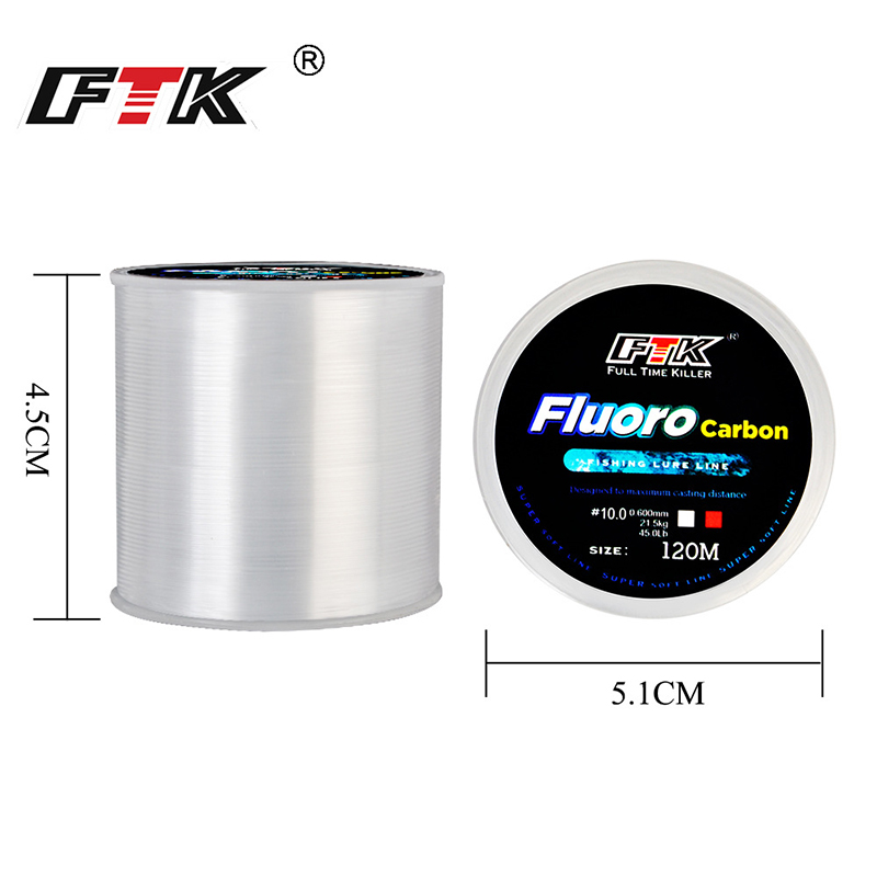 FTK 120m Lenza da pesca 0,2mm- - Fluorocarbon Line recensione e prezzo